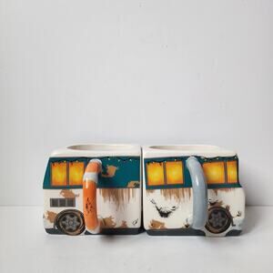 National Lampoons Christmas Vacation Uncle Eddie's RV Ceramic Coffee Mugs Square